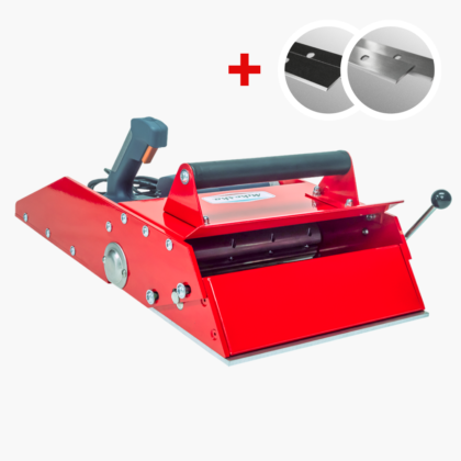 Mikeska RH-300 electric hand planer + 1x set of TRIMETALL blades + 1x set of STANDARD HSS blades